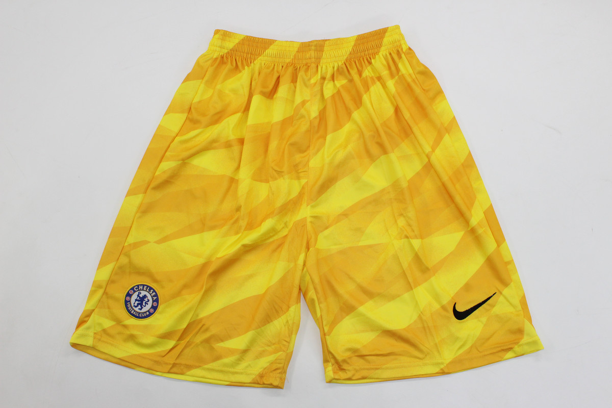 AAA Quality Chelsea 23/24 GK Yellow Soccer Shorts